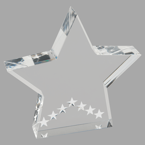 5" X 5 Star Performr Acrylic Award – item SPF1S image 3