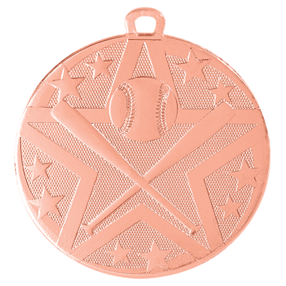 2" Baseball Superstar Medal – item SS401 image 3