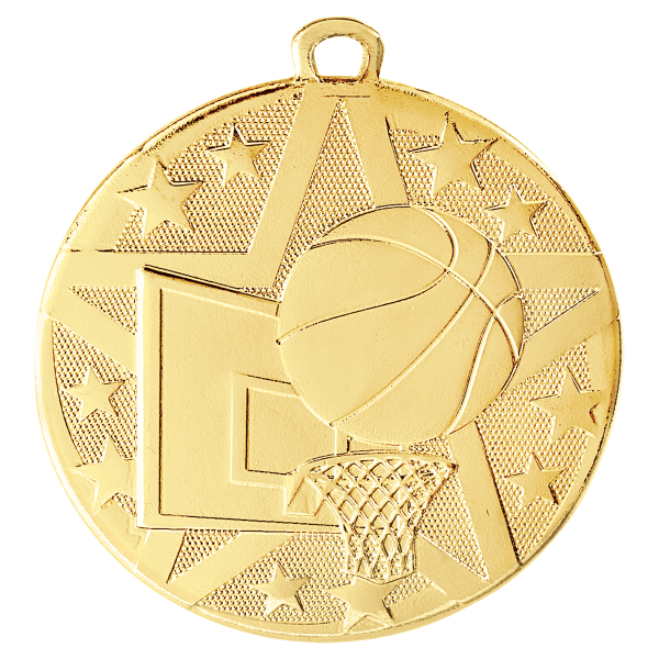 2" Basketball Superstar Medal – item SS402