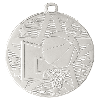 2" Basketball Superstar Medal – item SS402 image 2