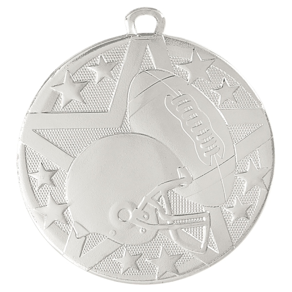 2" Football Superstar Medal – item SS404 image 2