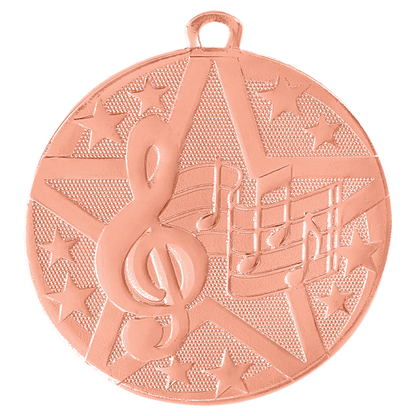 2" Music Superstar Medal – item SS507 image 3