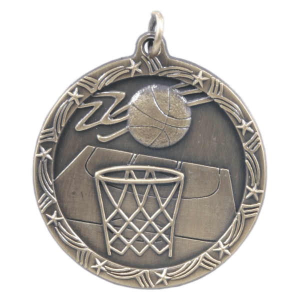 1.75" Basketball Star Medal – item ST12