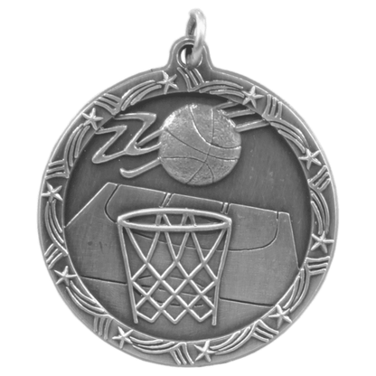 1.75" Basketball Star Medal – item ST12 image 2