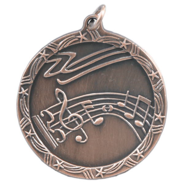 1.75" Music Star Medal – item ST16 image 3