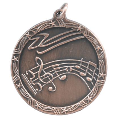 1.75" Music Star Medal – item ST16 image 3
