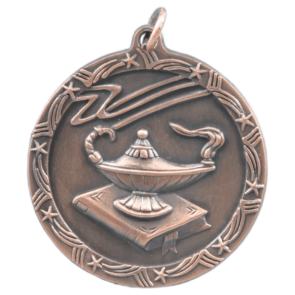 1.75" Academic Star Medal – item ST18 image 3