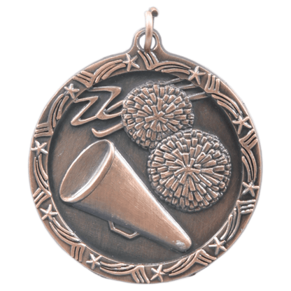 1.75" Cheerleading Star Medal – item ST19 image 3