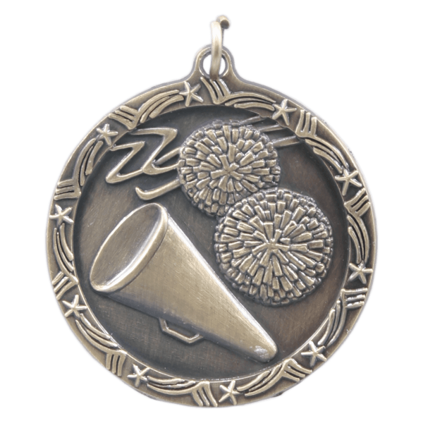 1.75" Cheerleading Star Medal – item ST19