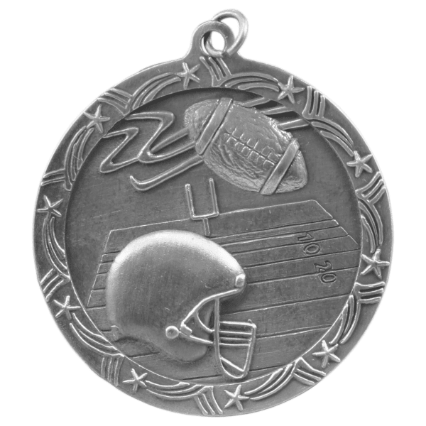2.5" Football Star Medal – item ST59 image 2