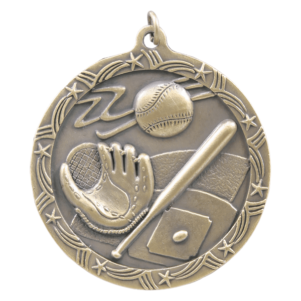 2.5" Baseball Star Medal – item ST61