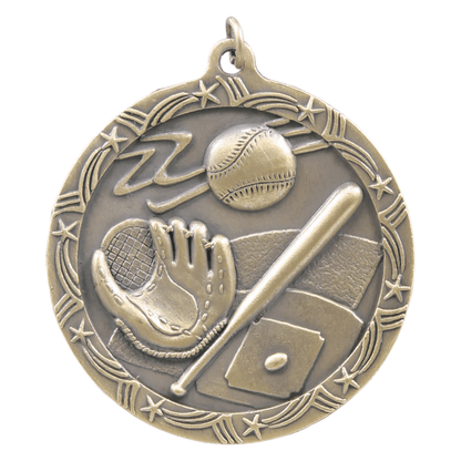 2.5" Baseball Star Medal – item ST61