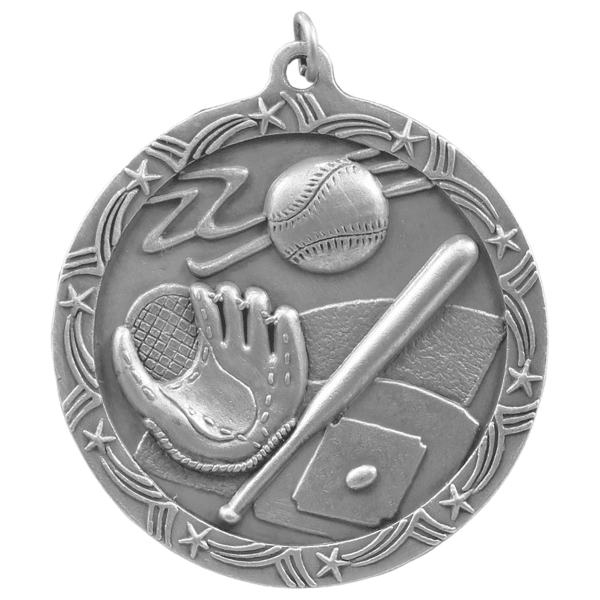 2.5" Baseball Star Medal – item ST61 image 2
