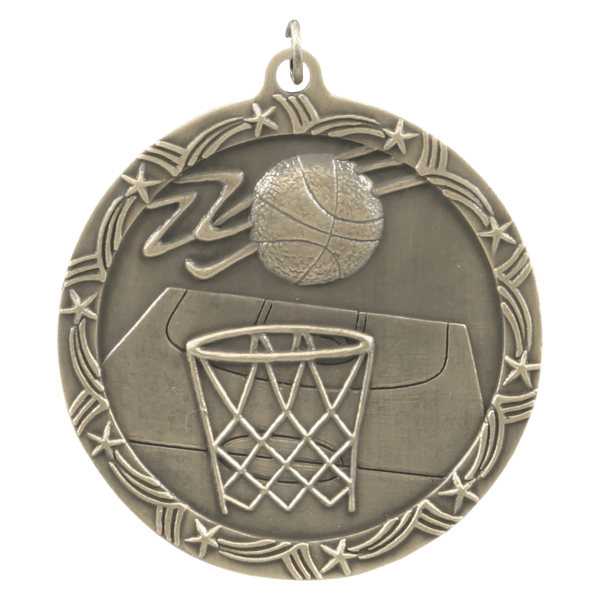 2.5" Basketball Star Medal – item ST62