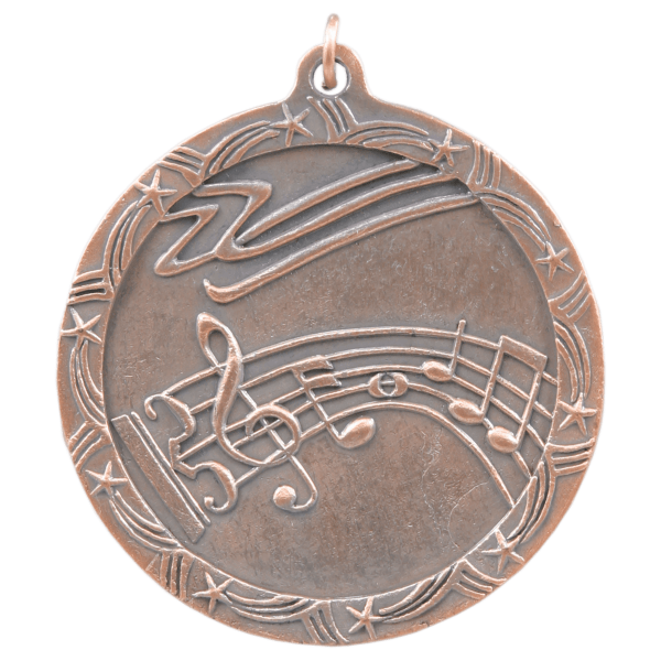 2.5" Music Star Medal – item ST66 image 3