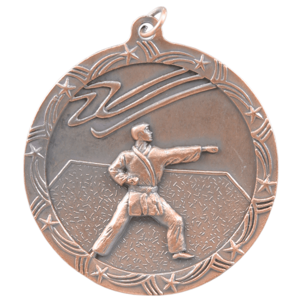 2.5" Martial Arts Star Medal – item ST67 image 3