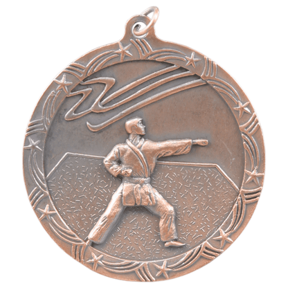 2.5" Martial Arts Star Medal – item ST67 image 3