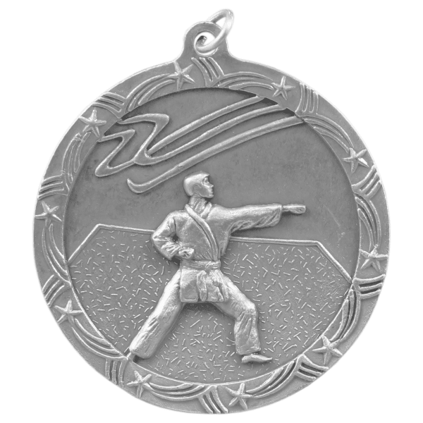 2.5" Martial Arts Star Medal – item ST67 image 2