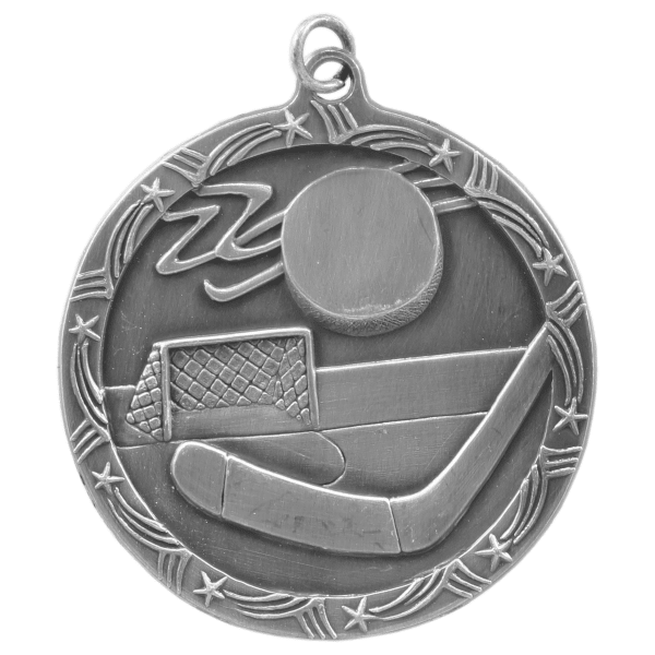 2.5" Hockey Star Medal – item ST70 image 2