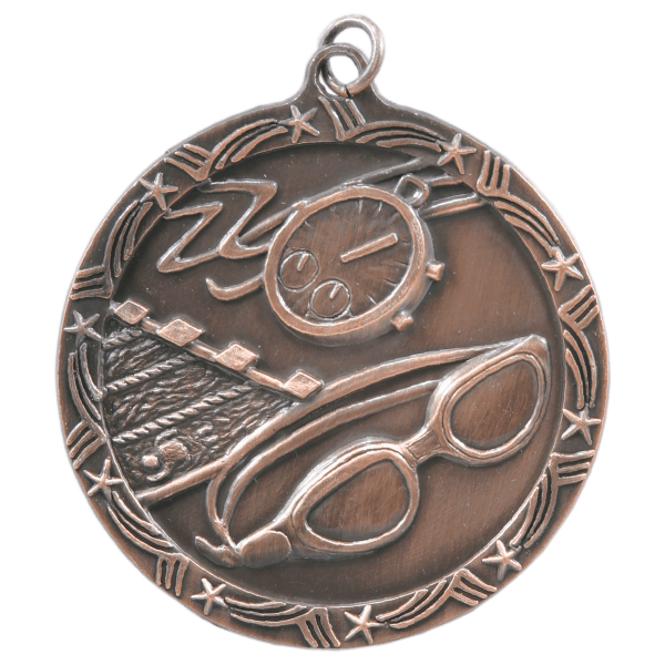 2.5" Swimming Star Medal – item ST71 image 3