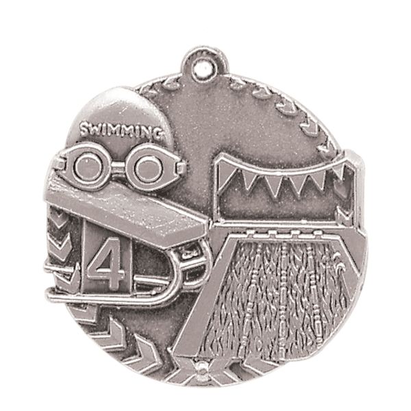 1.75" Swimming Millennium Medal – item STM1202