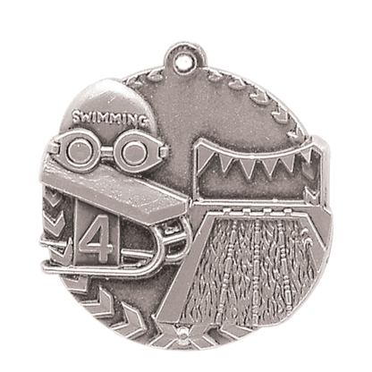 1.75" Swimming Millennium Medal – item STM1202