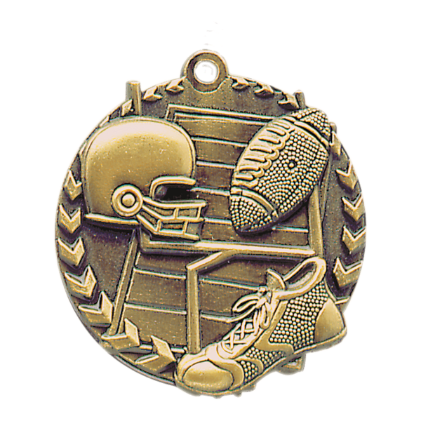 1.75" Football Millennium Medal – item STM1208