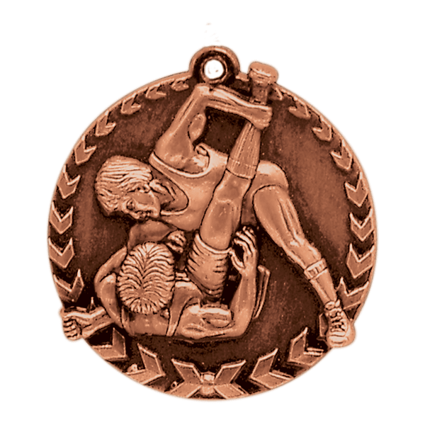 1.75" Wrestling Millennium Medal – item STM1216 image 2