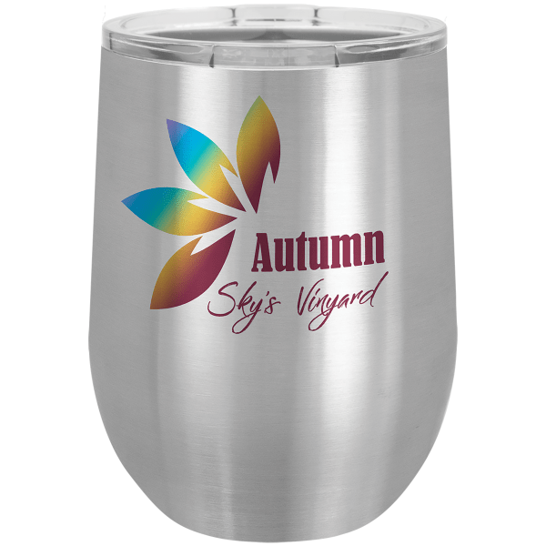 12 oz. Sublimatable Polar Camel Stemless Wine Tumbler with – item STM61