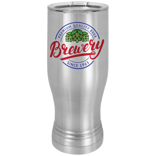 Sublimatable 20 oz. Polar Camel Pilsner with Clear Lid – item STM67