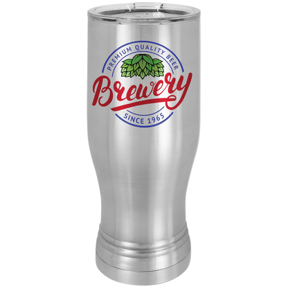 Sublimatable 20 oz. Polar Camel Pilsner with Clear Lid – item STM67
