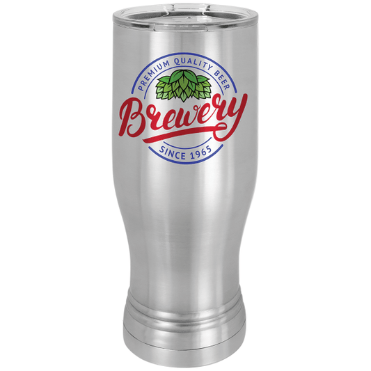 Sublimatable 20 oz. Polar Camel Pilsner with Clear Lid – item STM67