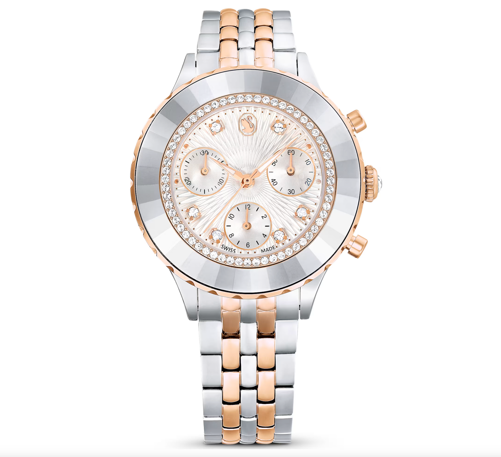 Swarovski Rose Gold Octea Chrono watch