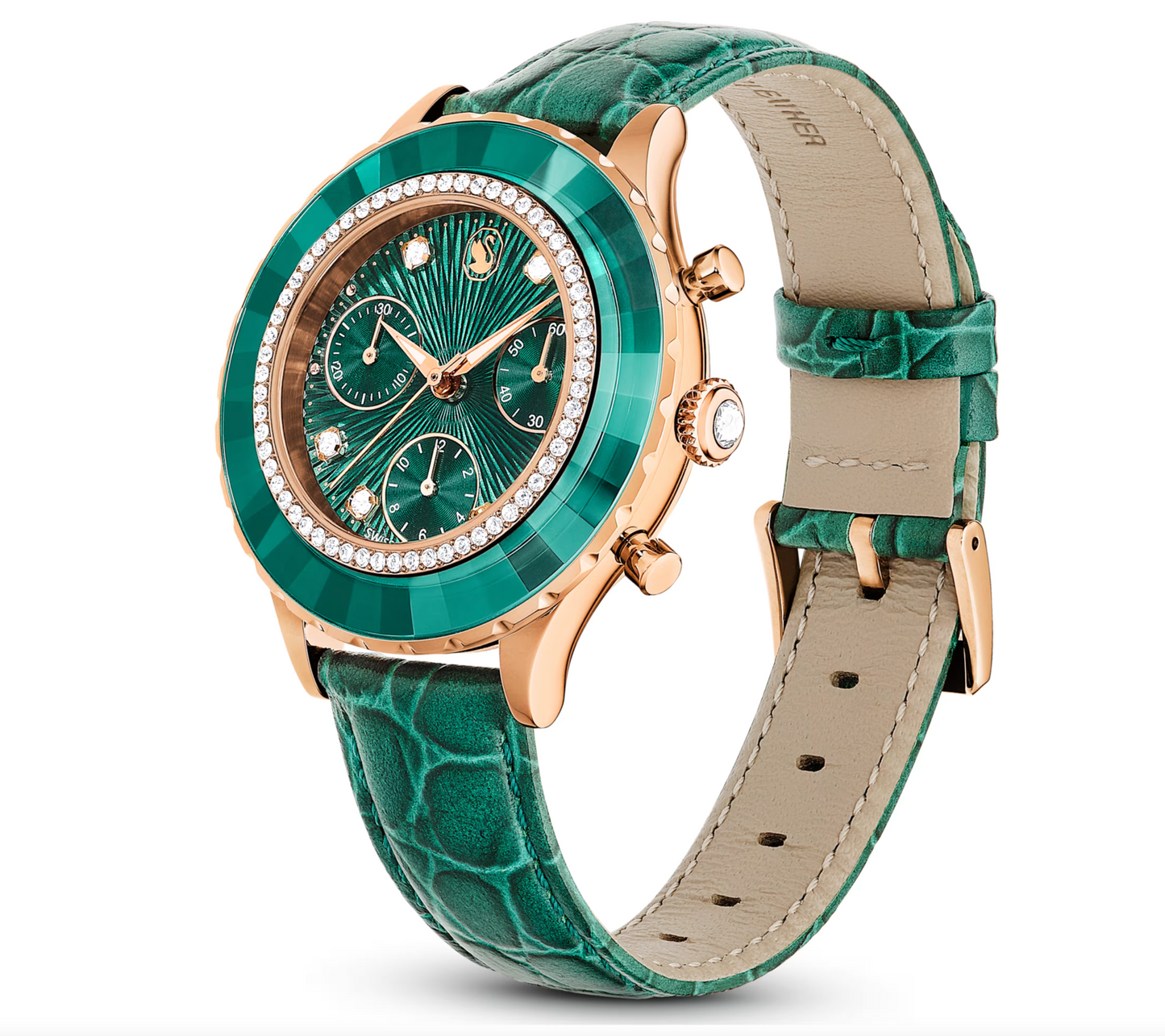 Swarovski Green Octea Chrono watch