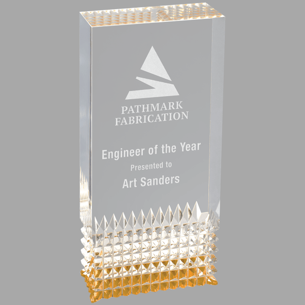 2.75" X 6 Tribute Acrylic Award – item TBA1G image 2