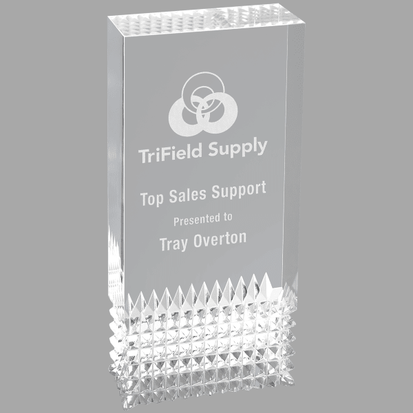 2.75" X 6 Tribute Acrylic Award – item TBA1S image 3