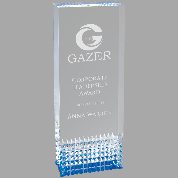 3" X 8 Tribute Acrylic Award – item TBA3BU