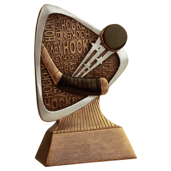 5.5" Hockey Triad Resin Award – item TRD106