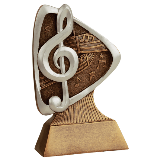 5.5" Music Triad Resin Award – item TRD108