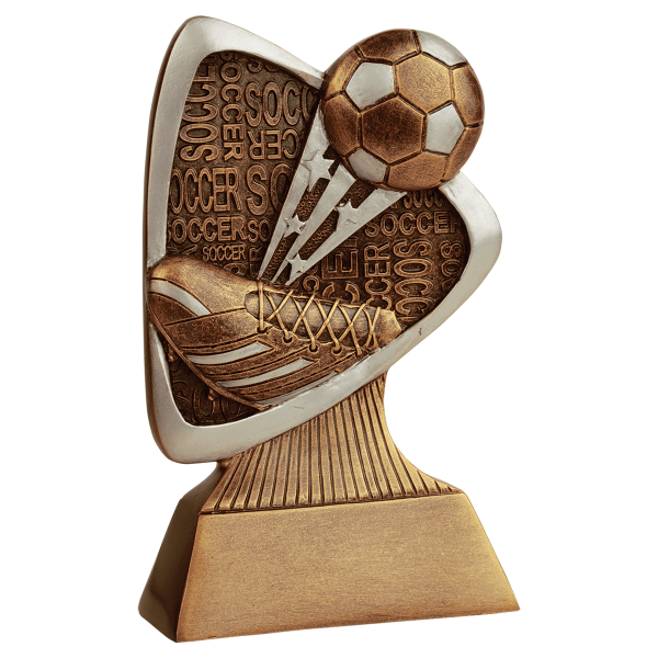 5.5" Soccer Triad Resin Award – item TRD109