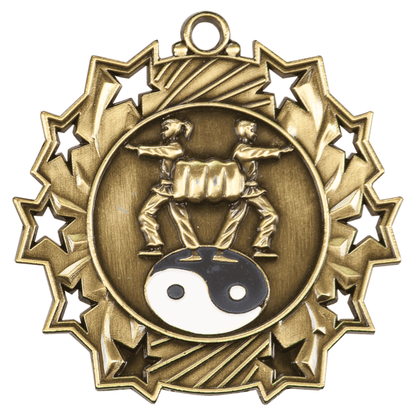 2.25" Martial Arts Ten Star Medal – item TS410
