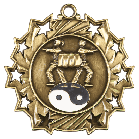 2.25" Martial Arts Ten Star Medal – item TS410