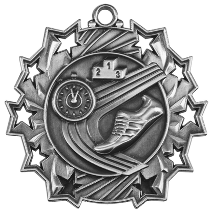 2.25" Track Ten Star Medal – item TS414 image 2