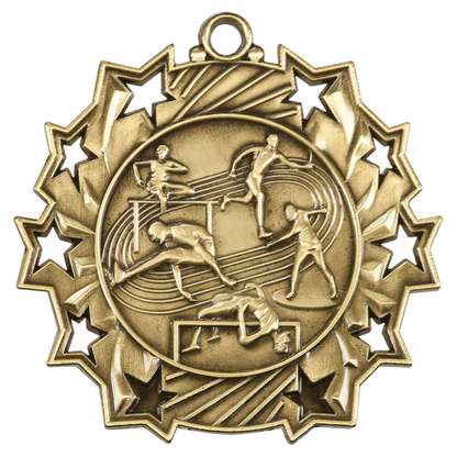 2.25" Placement Ten Star Medal – item TS415