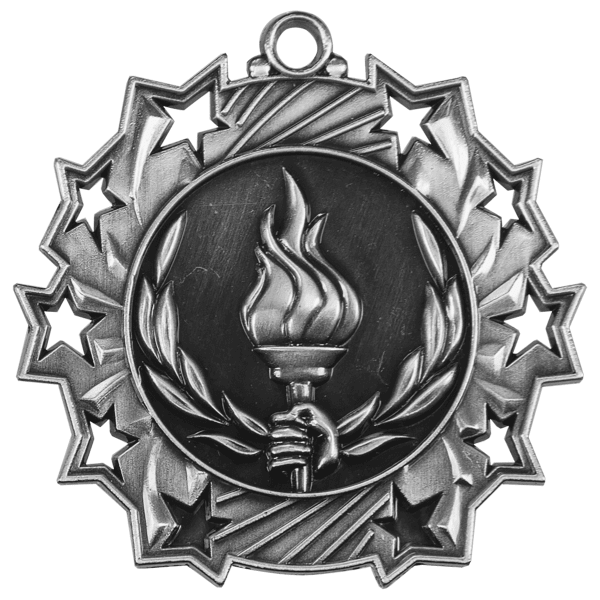 2.25" Victory Ten Star Medal – item TS416 image 2
