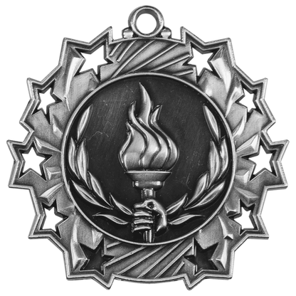 2.25" Victory Ten Star Medal – item TS416 image 2