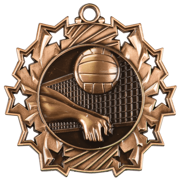 2.25" Placement Ten Star Medal – item TS417 image 3