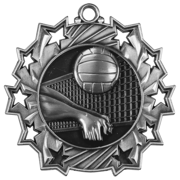 2.25" Placement Ten Star Medal – item TS417 image 2