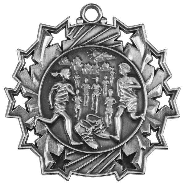 2.25" Placement Ten Star Medal – item TS419 image 2