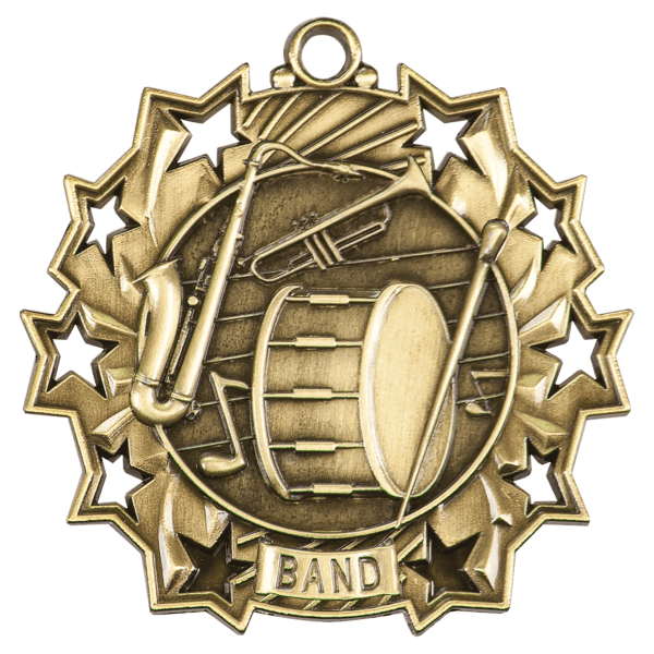 2.25" Placement Ten Star Medal – item TS502